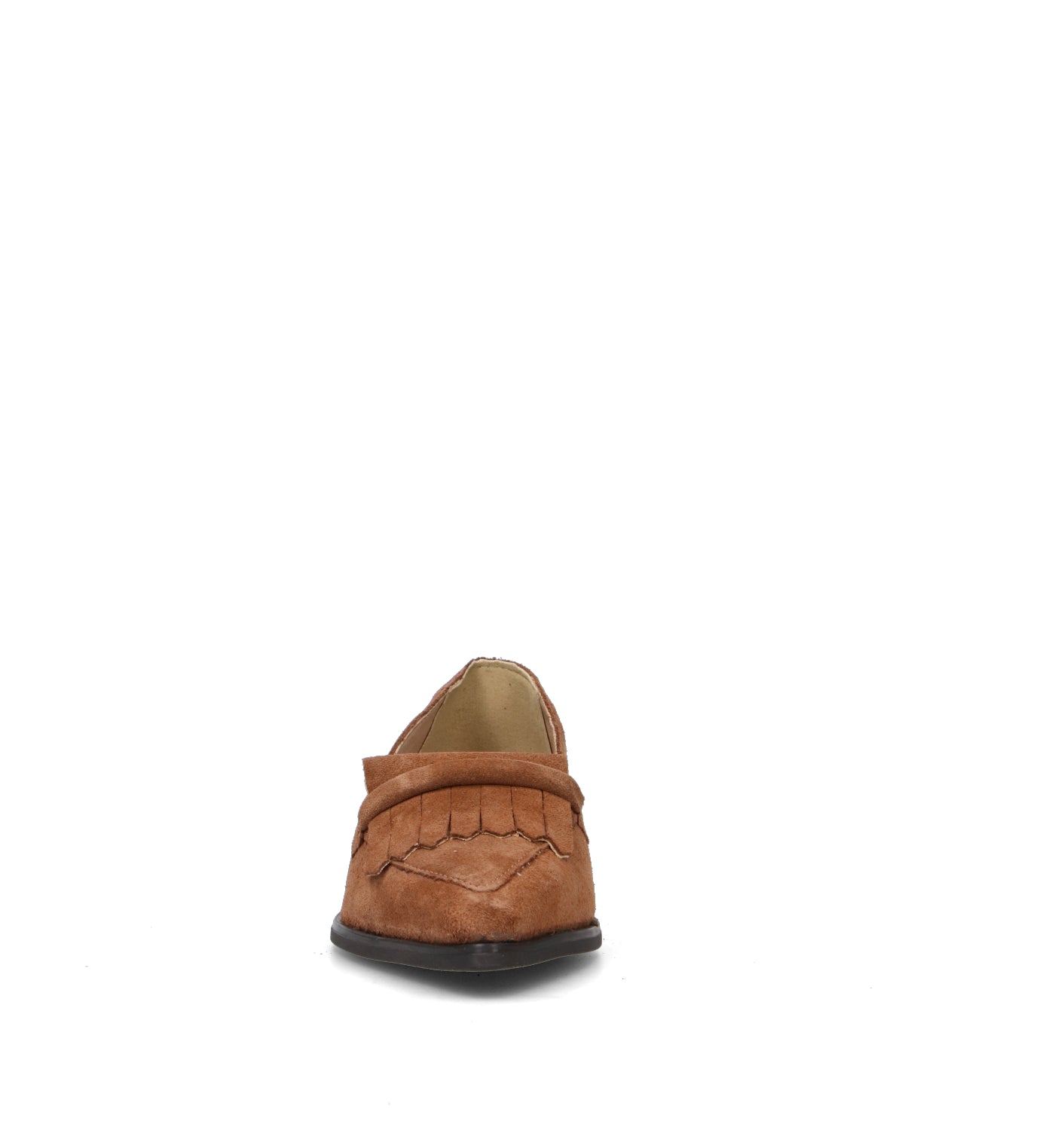 ROSA E ROSA Mocassino donna cuoio in suede