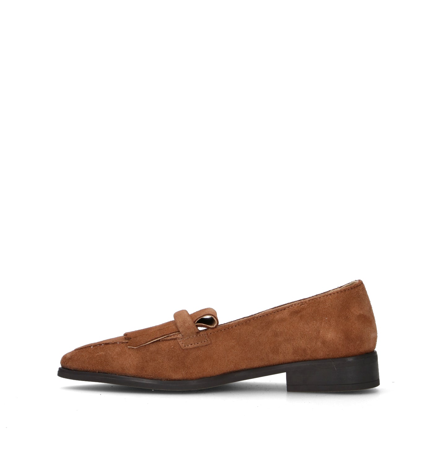 ROSA E ROSA Mocassino donna cuoio in suede