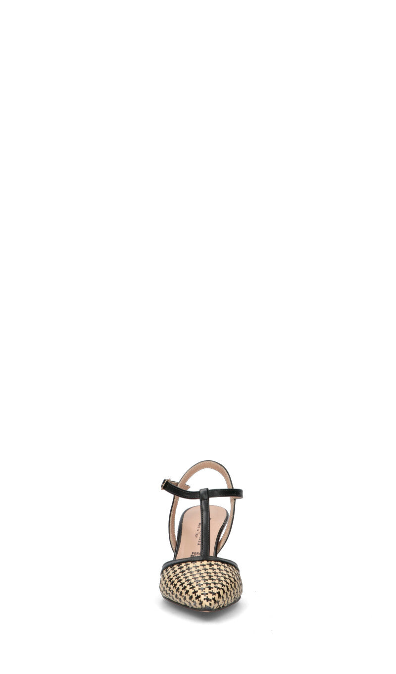 PERLAMARINA Decollete donna beige/nera