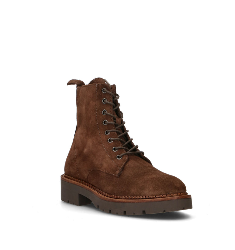 VARIOPINTO Anfibio donna marrone in suede