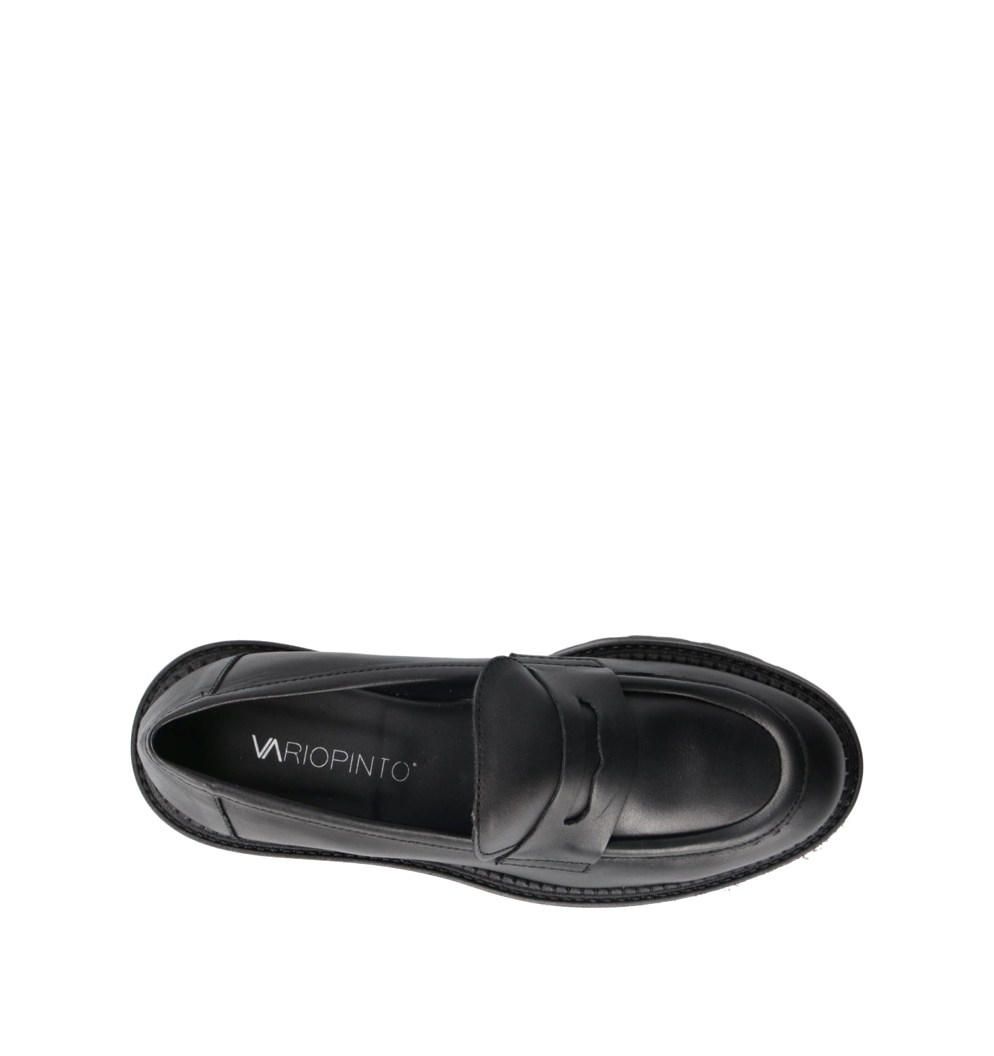 VARIOPINTO Mocassino donna nero in pelle