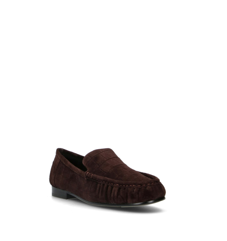 BIBI LOU Mocassino donna marrone in suede