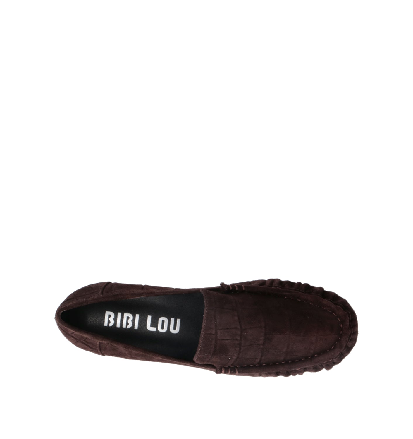BIBI LOU Mocassino donna marrone in suede