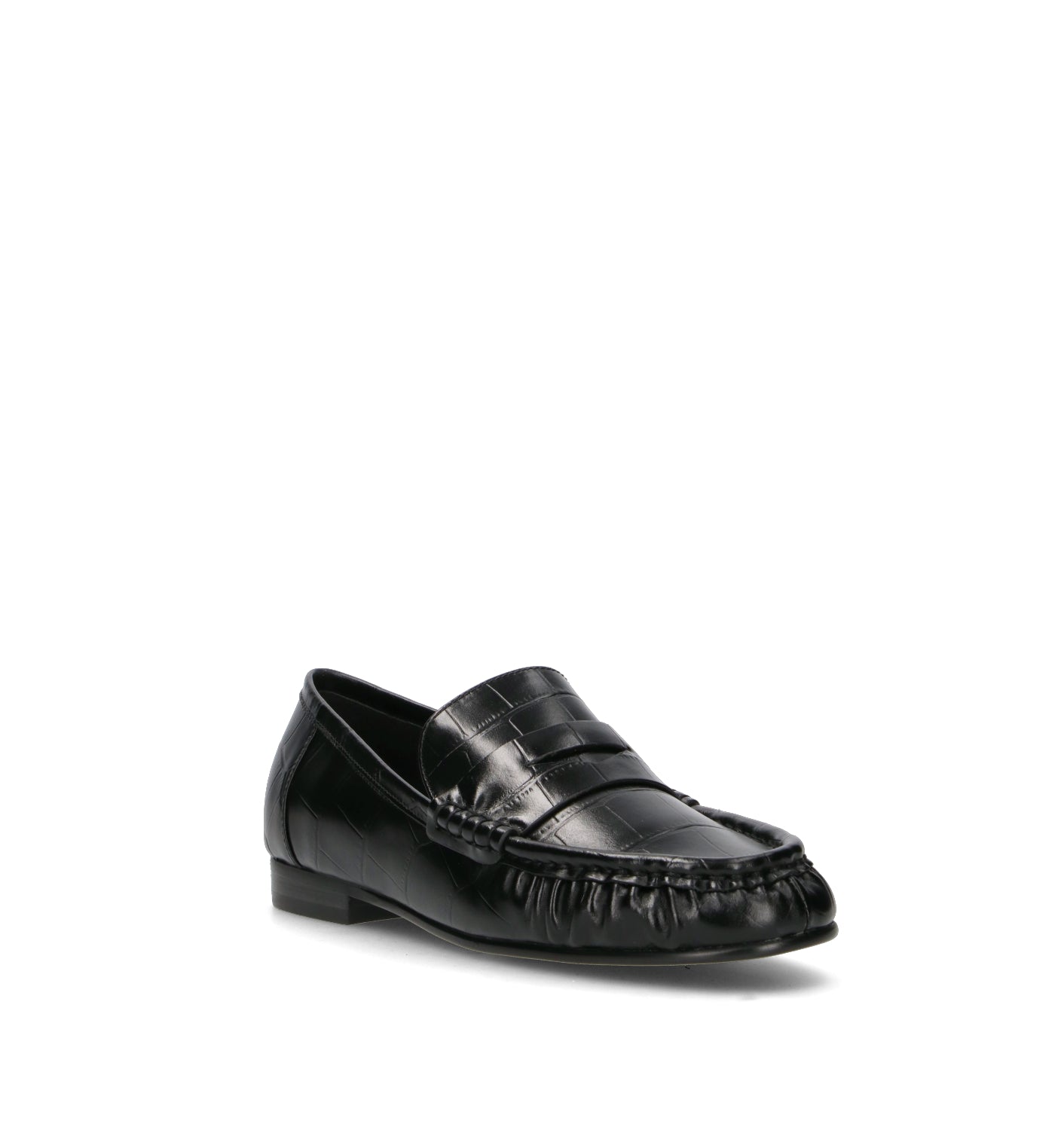 BIBI LOU Mocassino donna nero in pelle
