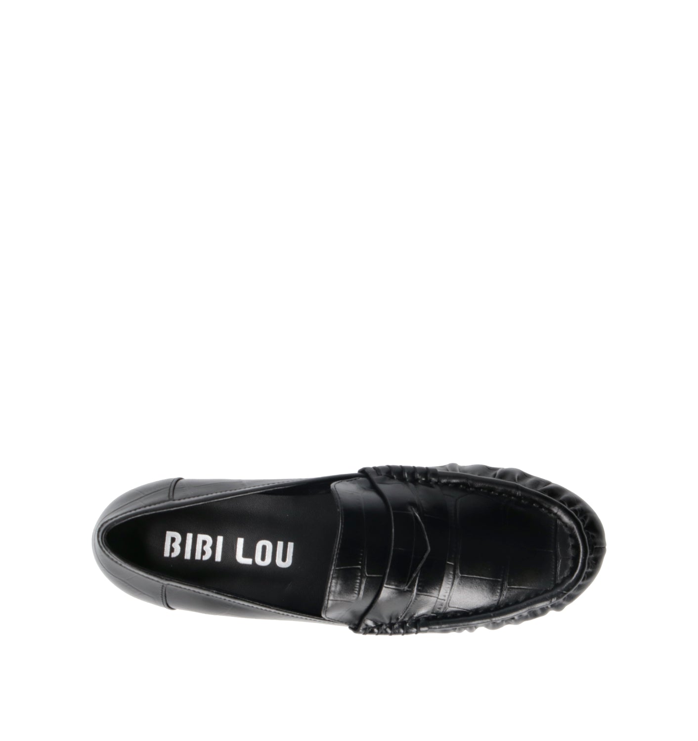 BIBI LOU Mocassino donna nero in pelle