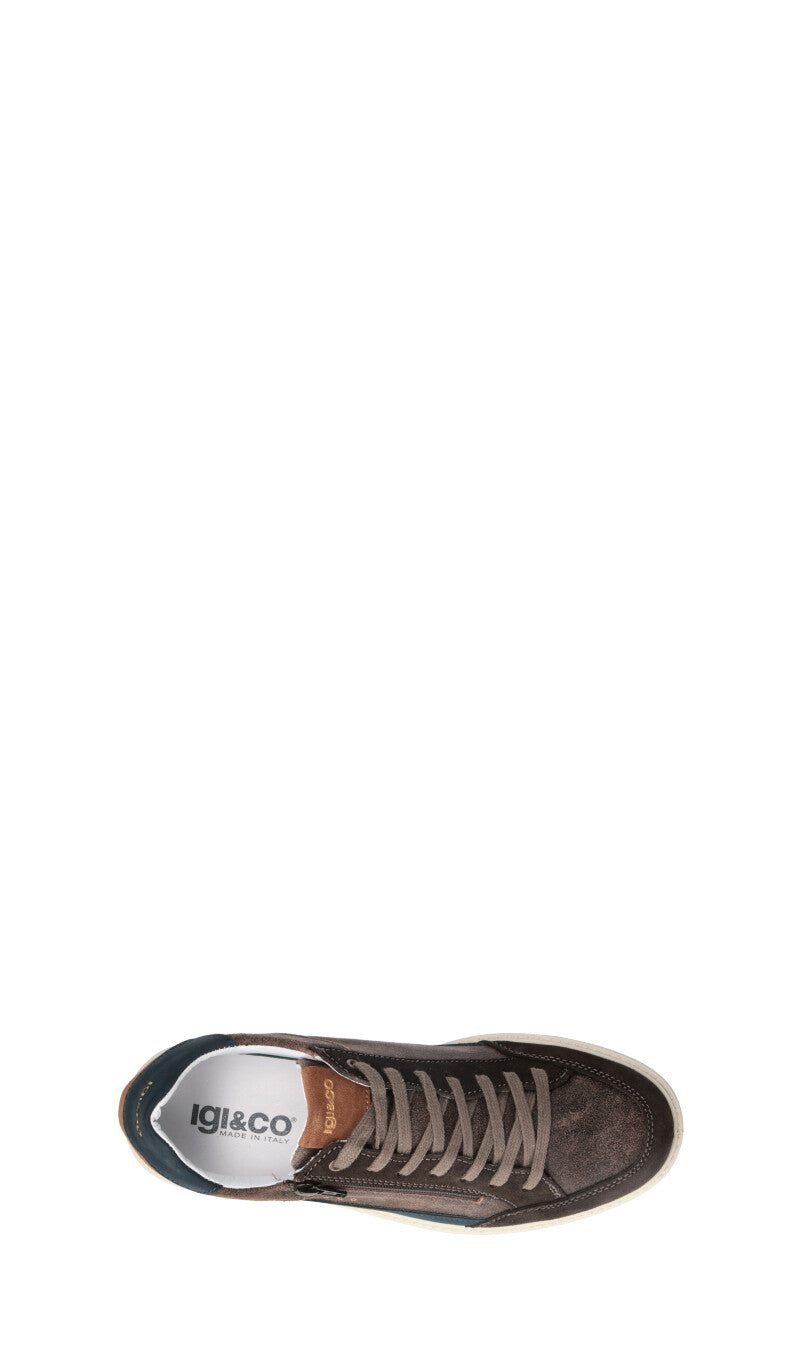 IGI&CO Sneaker uomo marrone/blu in suede