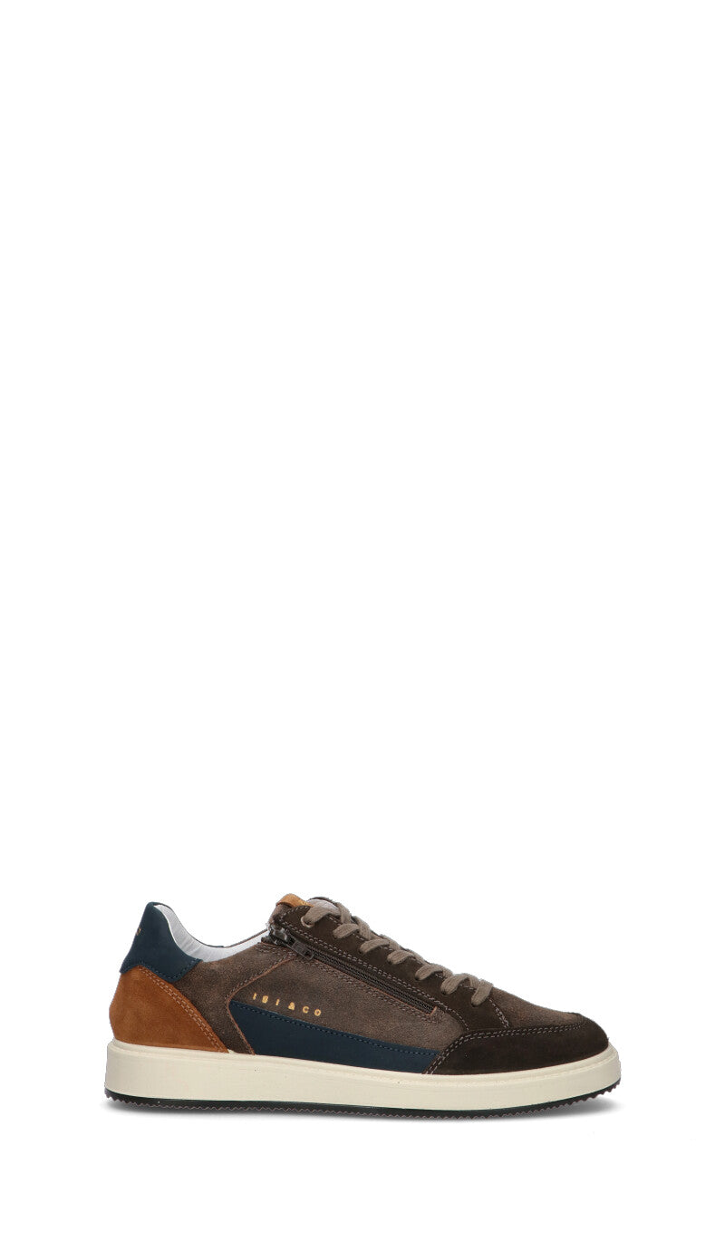 IGI&CO Sneaker uomo marrone/blu in suede