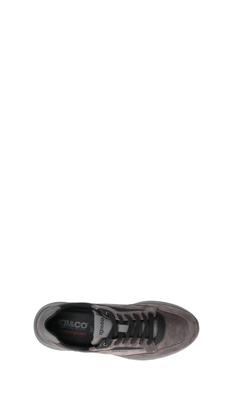 IGI&CO Sneaker uomo antracite in suede