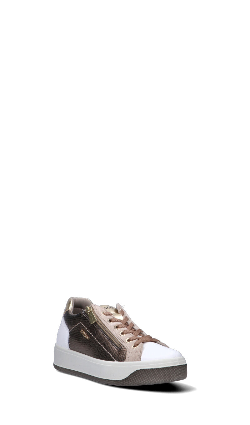 IGI&CO Sneaker donna bianca/beige in pelle