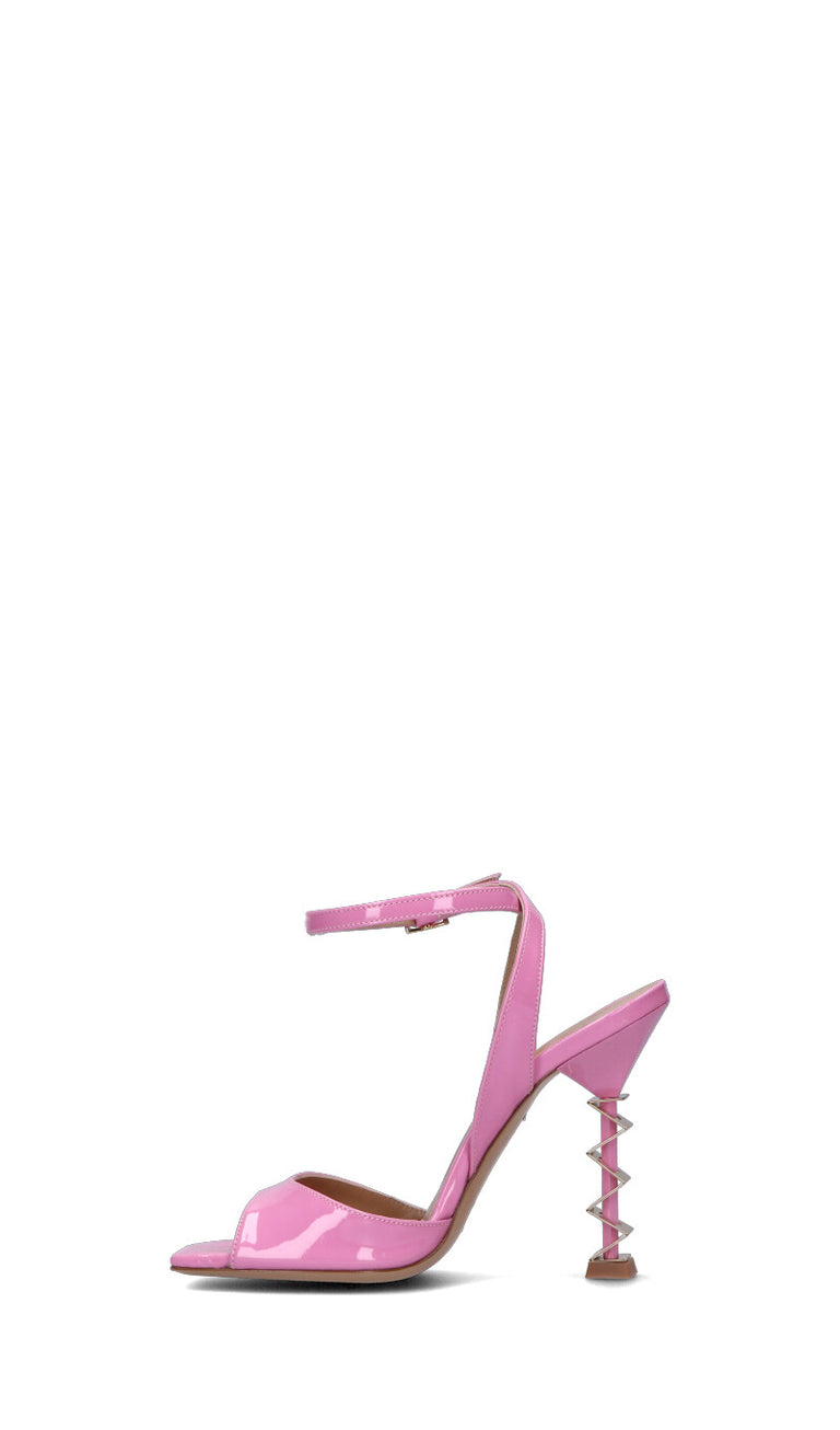 WO MILANO Sandalo donna rosa in pelle
