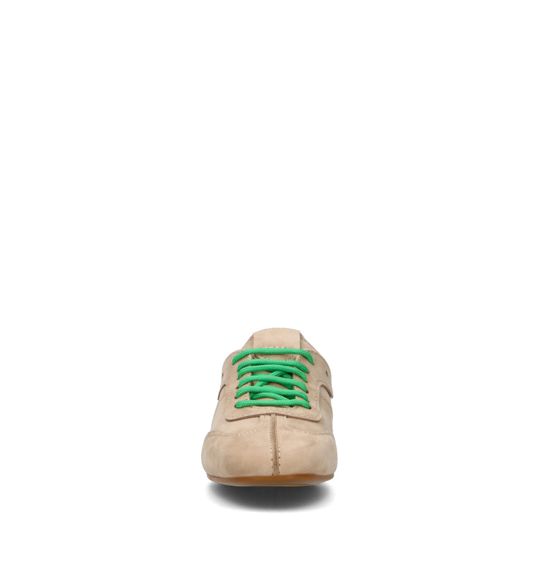 GUGLIELMO ROTTA Sneaker donna taupe in nabuk