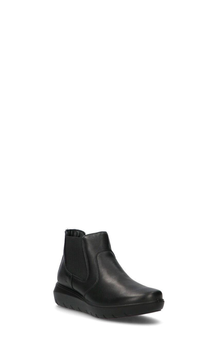 ENVAL Scarpa comfort donna nera in pelle