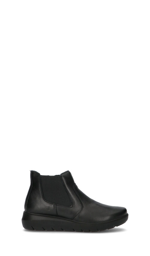 ENVAL Scarpa comfort donna nera in pelle