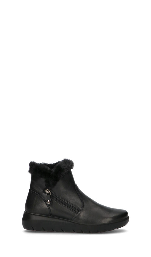 ENVAL Scarpa comfort donna nera in pelle