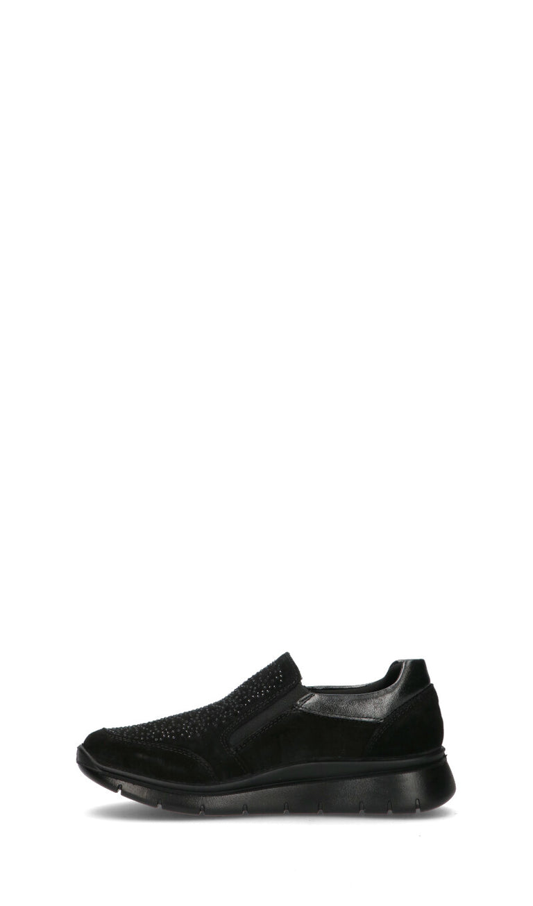 ENVAL Scarpa comfort donna nera in suede