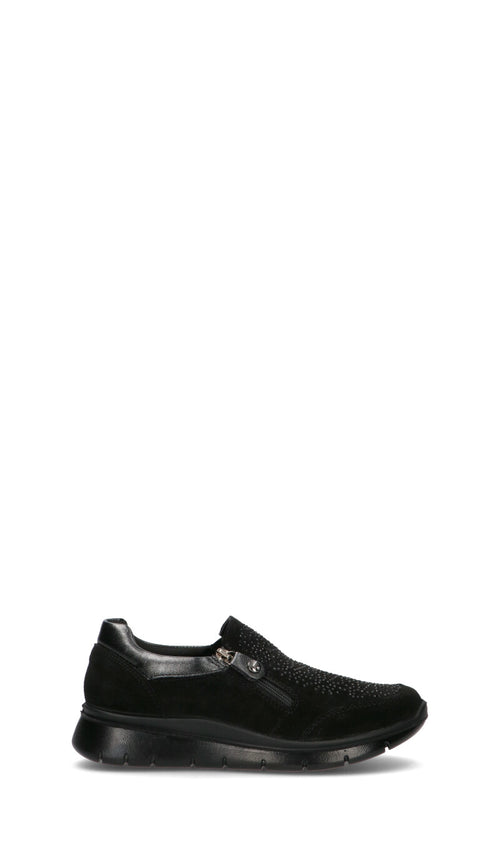 ENVAL Scarpa comfort donna nera in suede