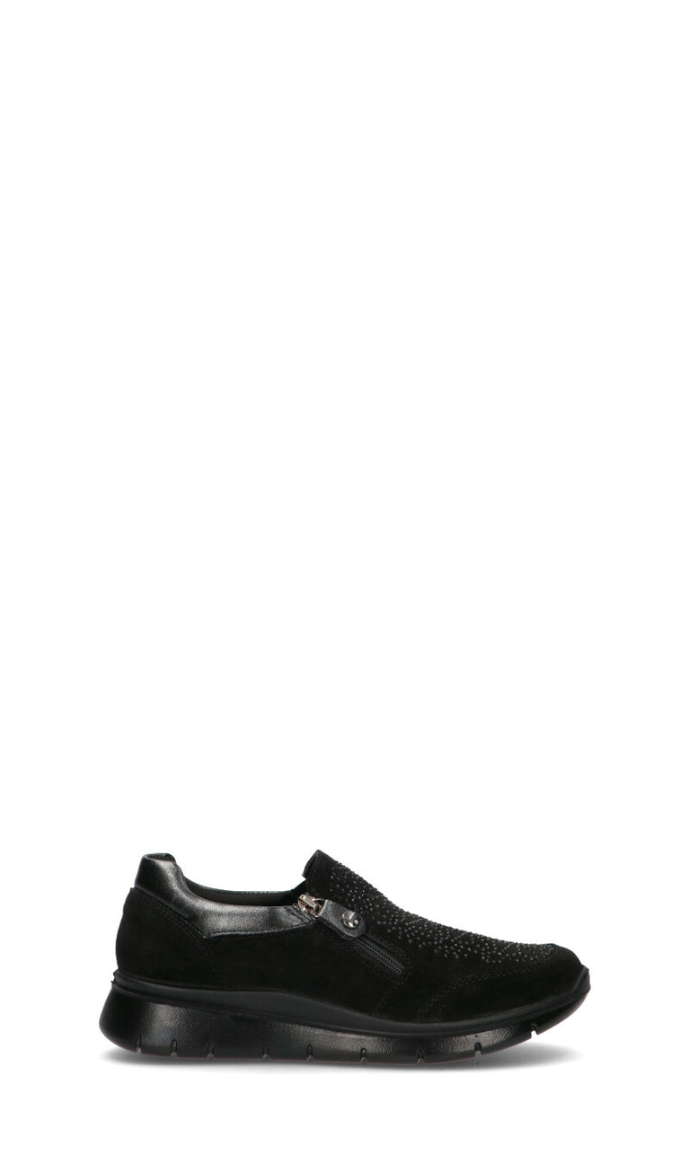 ENVAL Scarpa comfort donna nera in suede