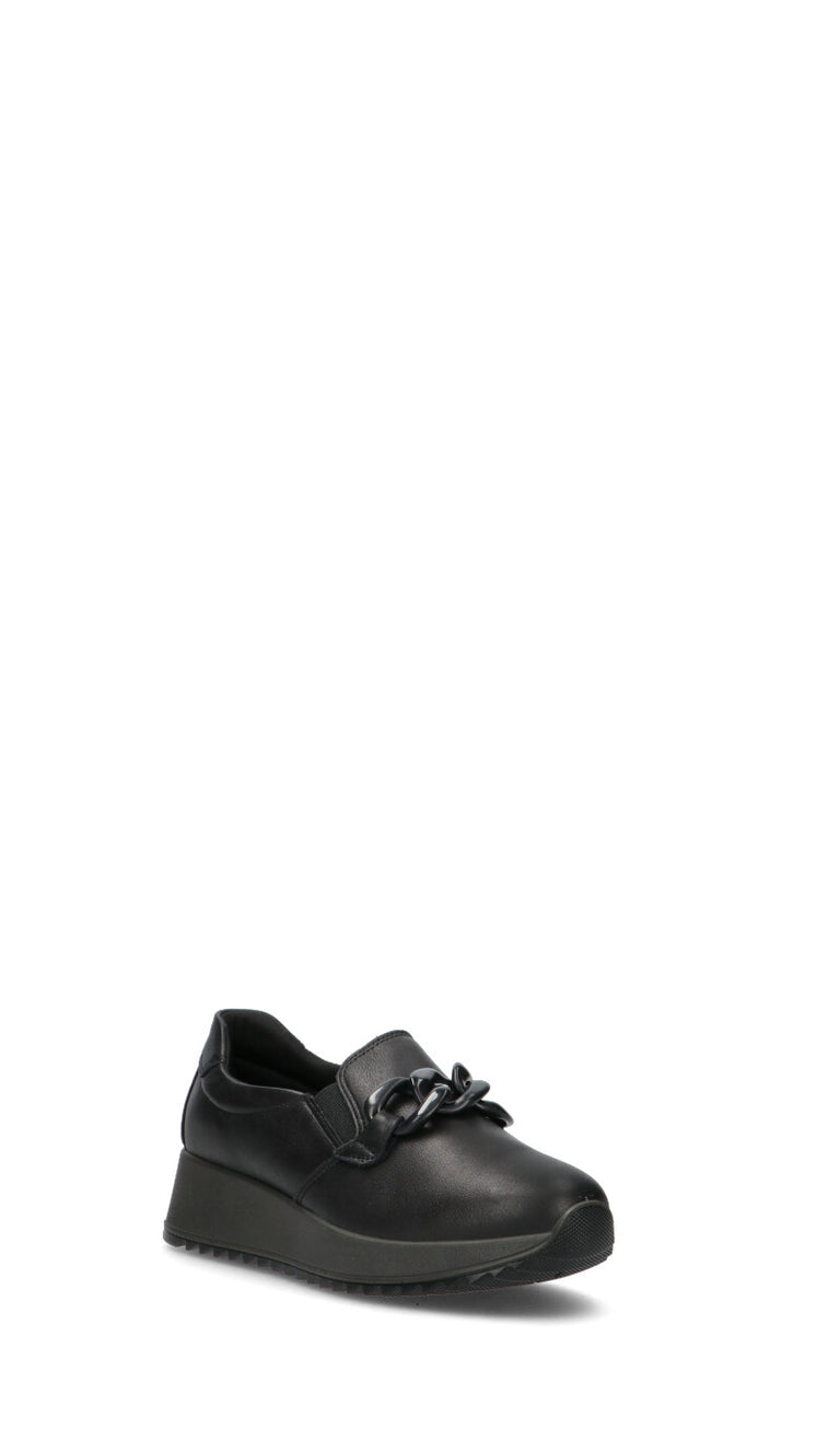 ENVAL Scarpa comfort donna nera in pelle