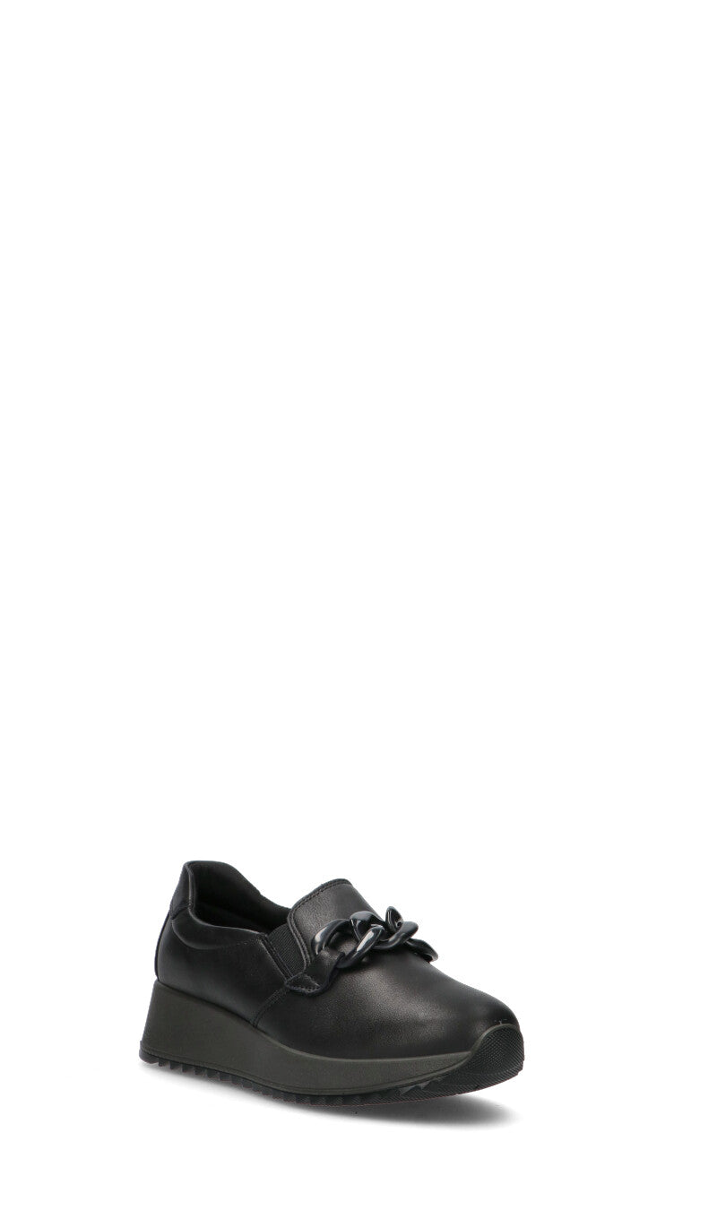 ENVAL Scarpa comfort donna nera in pelle