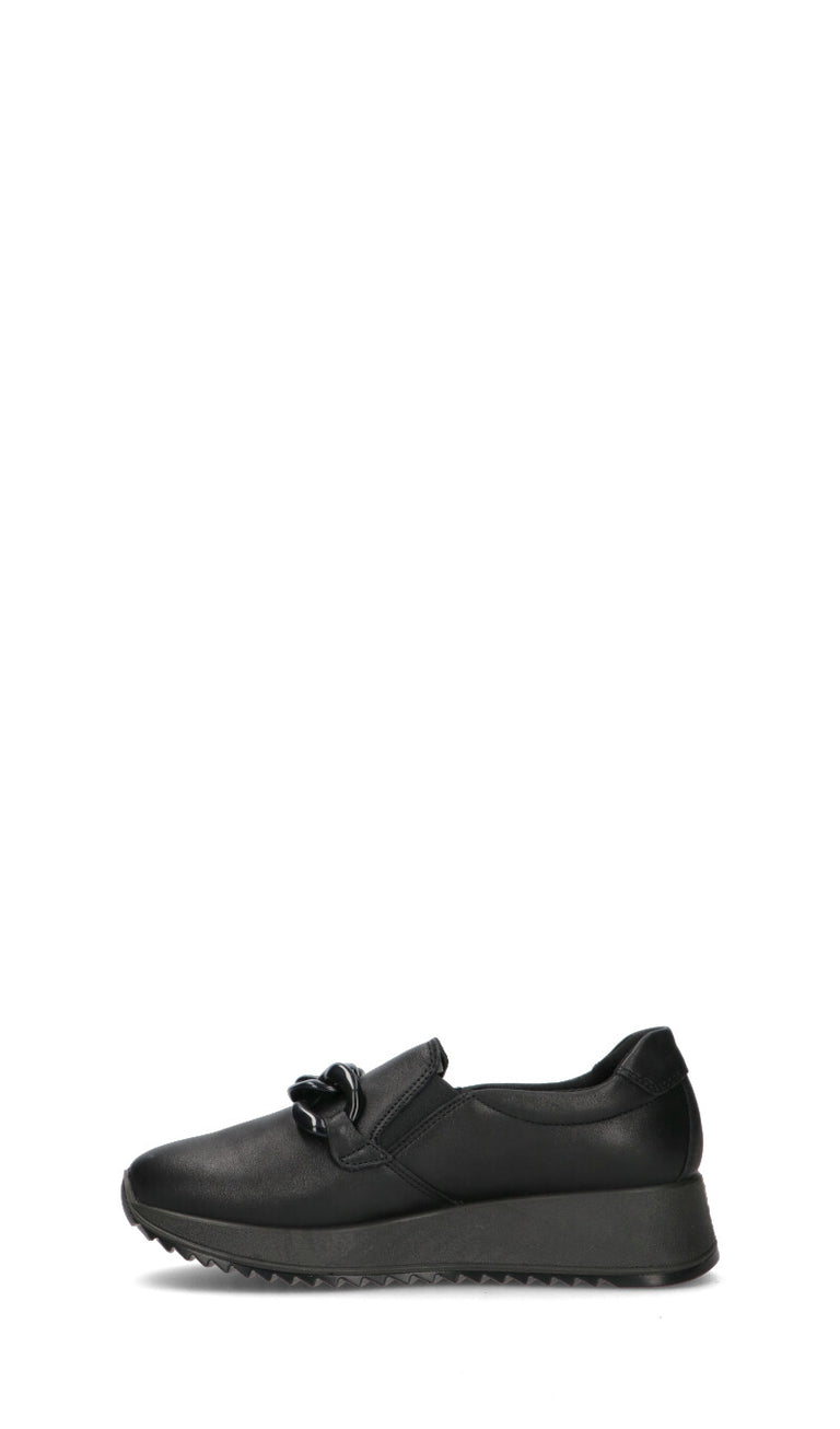 ENVAL Scarpa comfort donna nera in pelle