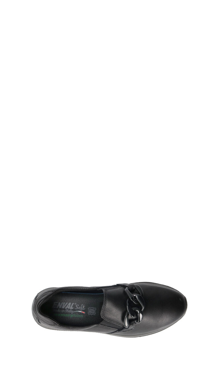 ENVAL Scarpa comfort donna nera in pelle