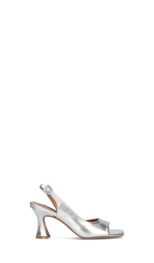 BIBI LOU Sandalo donna argento in pelle