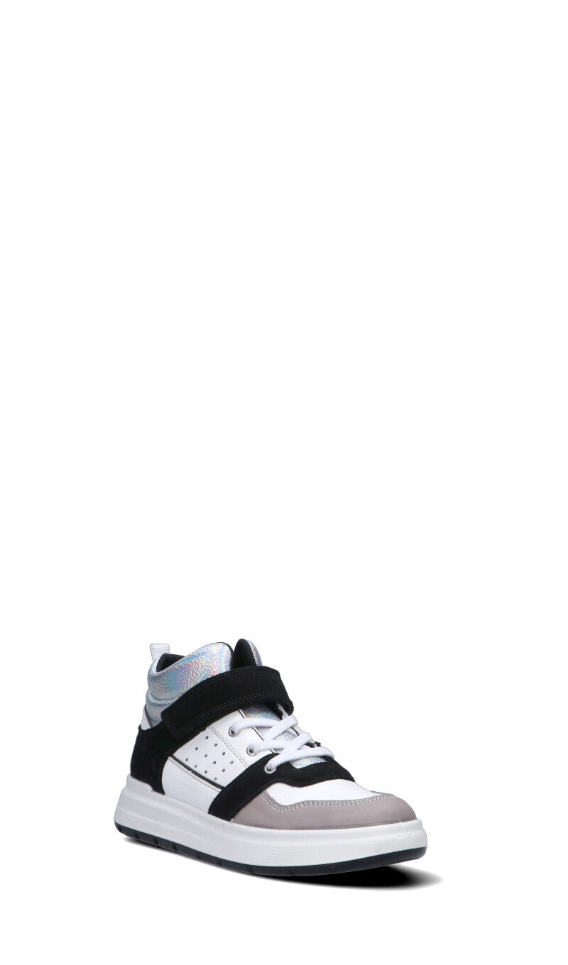 PRIMIGI Sneaker ragazza bianca/nera in pelle