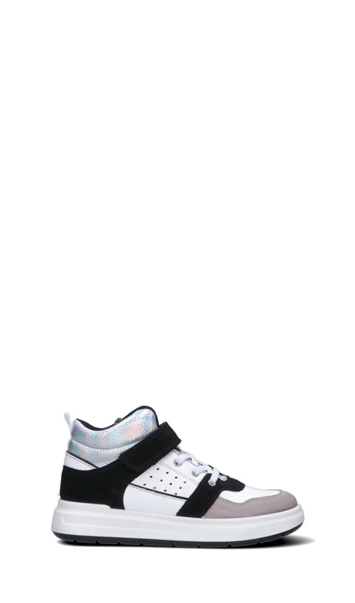 PRIMIGI Sneaker ragazza bianca/nera in pelle