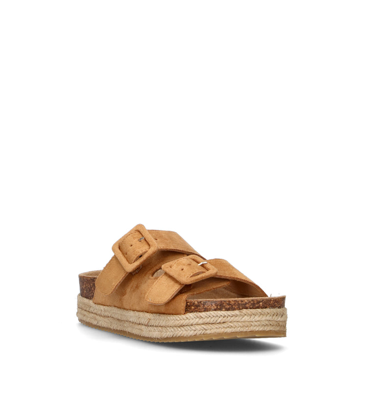 XTI FOOTWEAR Ciabatta donna cammello