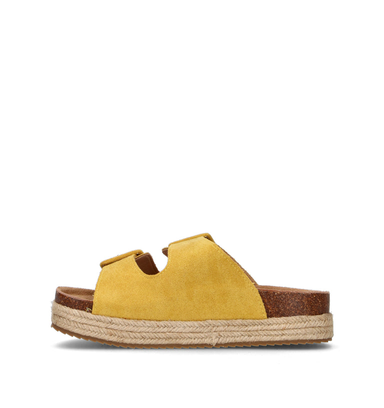 XTI FOOTWEAR Ciabatta donna gialla