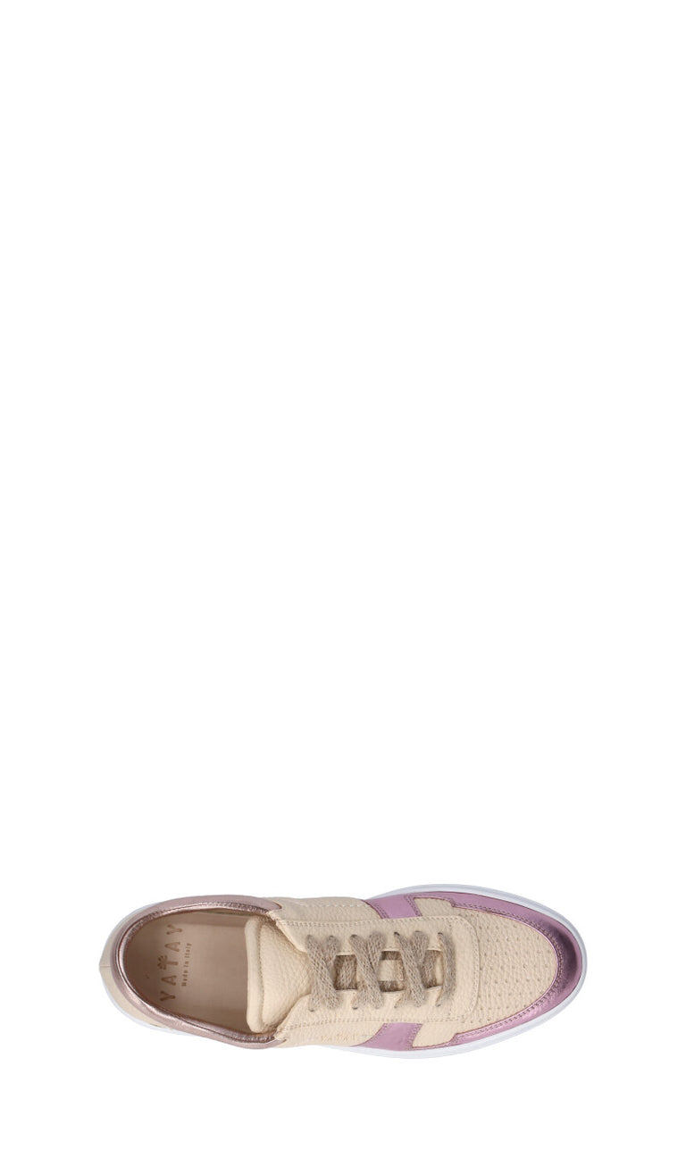 YATAY Sneaker donna beige/rosa