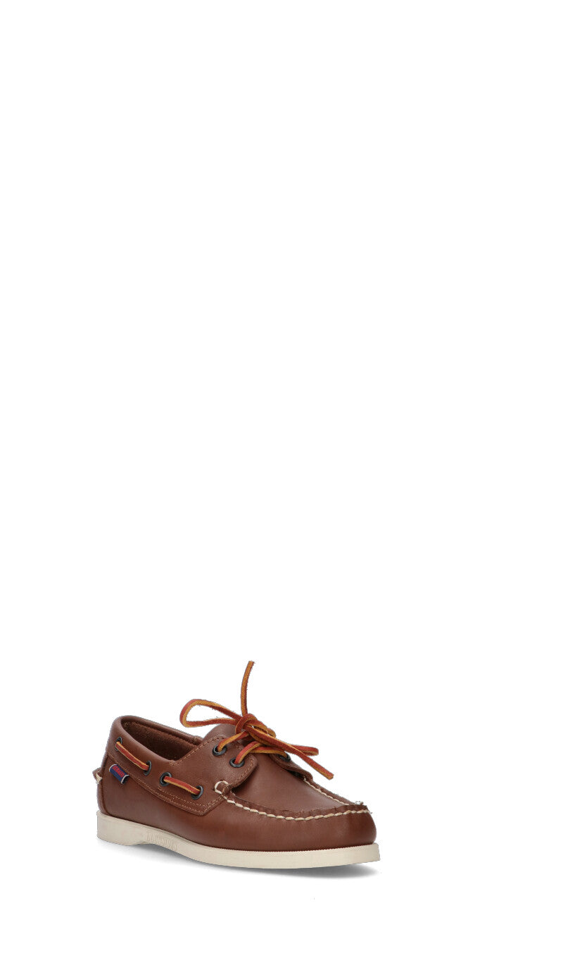 SEBAGO Scarpa barca donna marrone in pelle