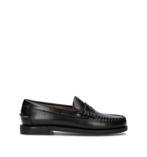 SEBAGO Mocassino donna nero in pelle