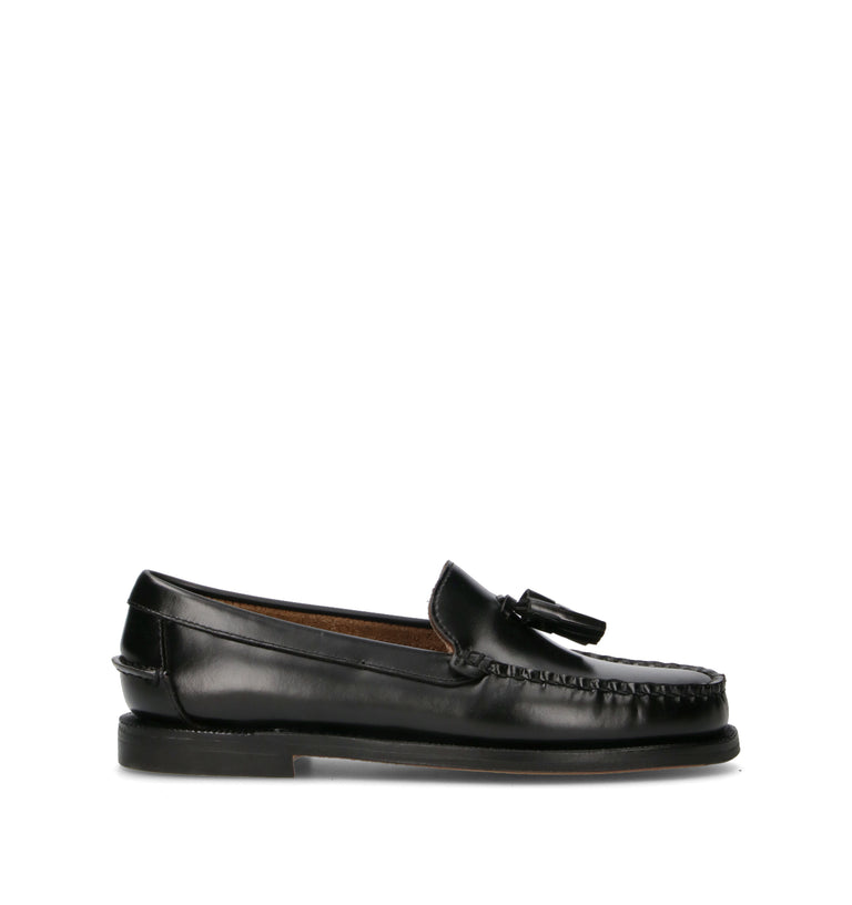 SEBAGO Mocassino donna nero in pelle