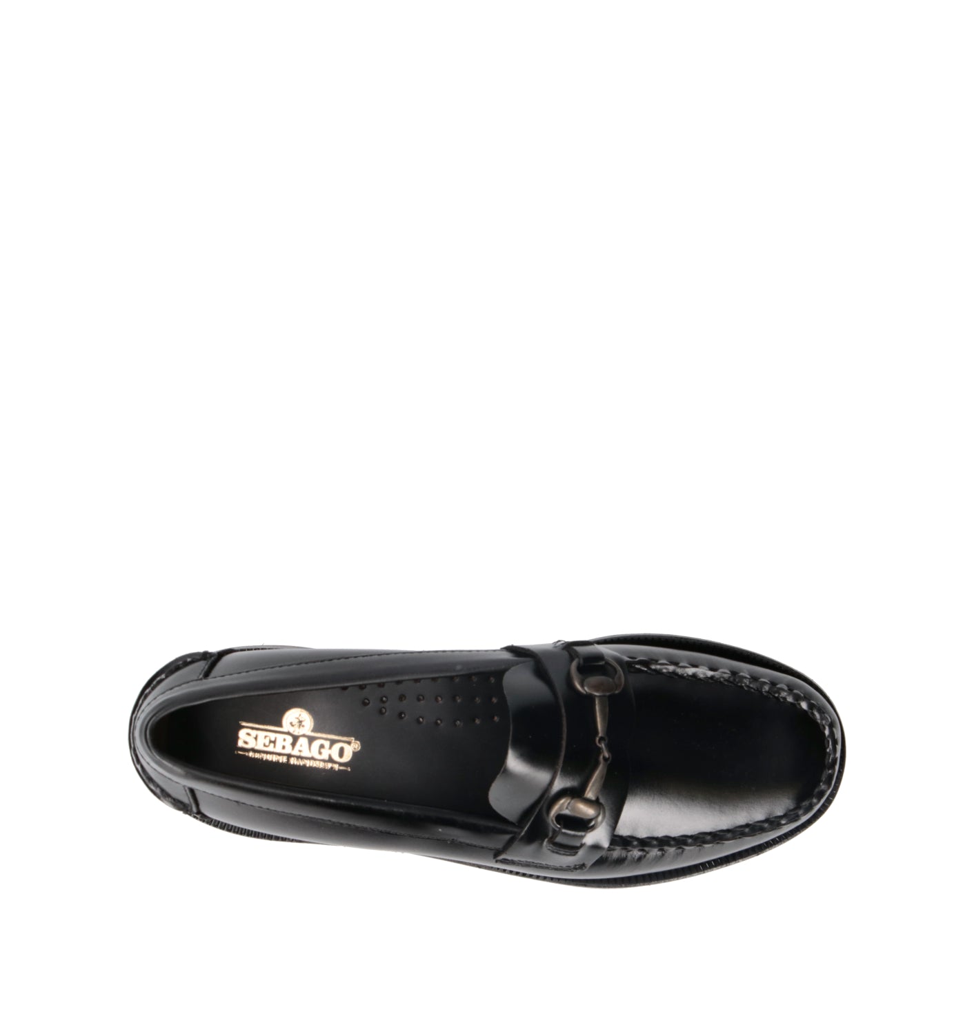 SEBAGO Mocassino donna nero in pelle