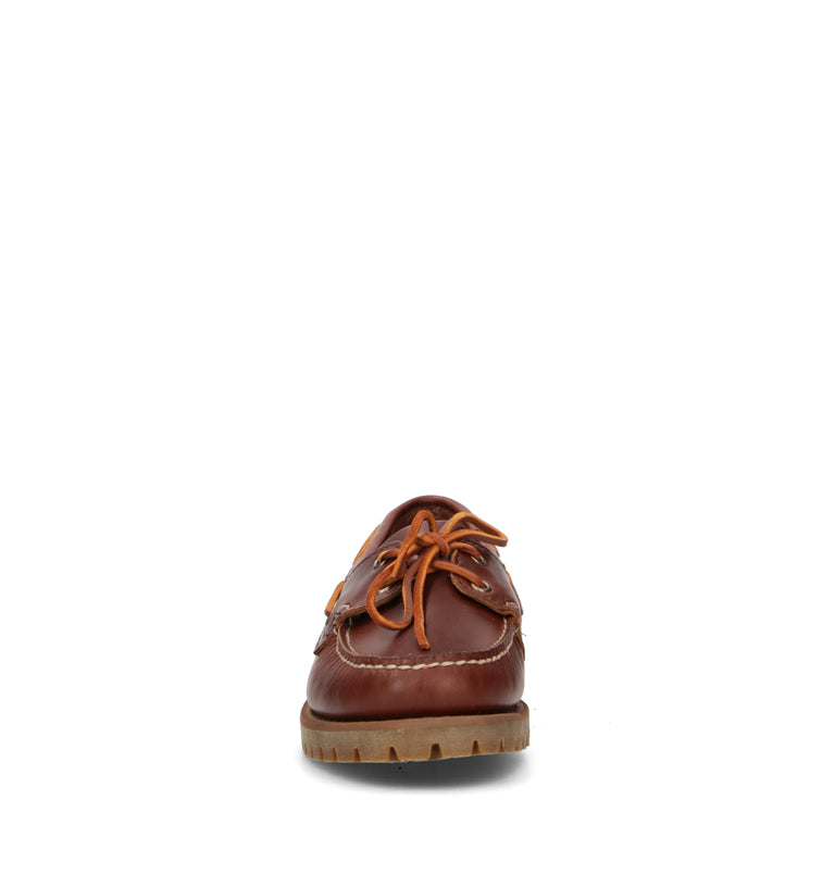 SEBAGO Scarpa barca uomo marrone in pelle