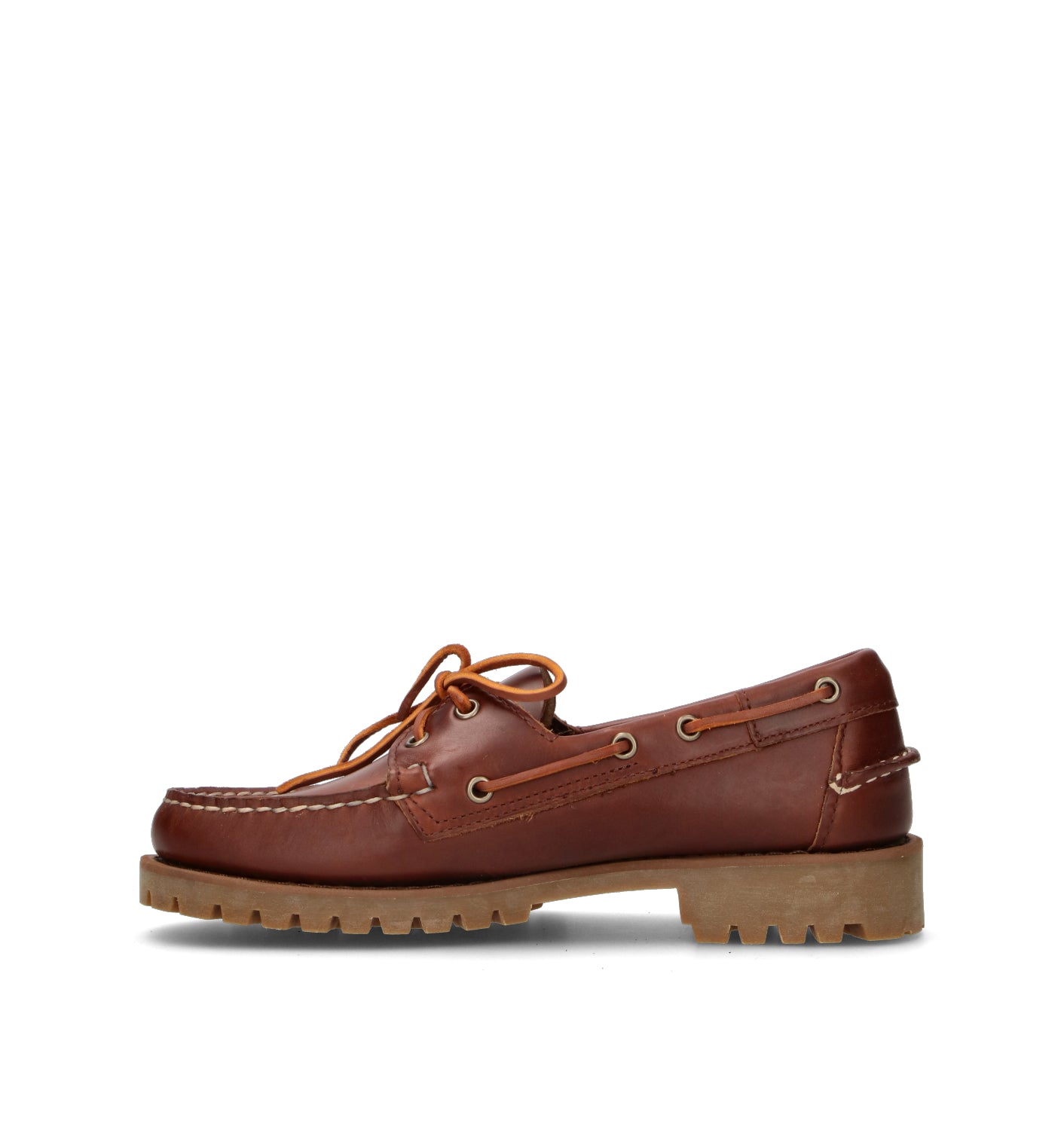 SEBAGO Scarpa barca uomo marrone in pelle