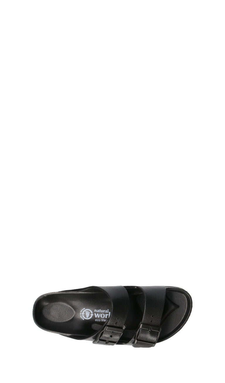 NATURAL WORLD Ciabatta donna nera