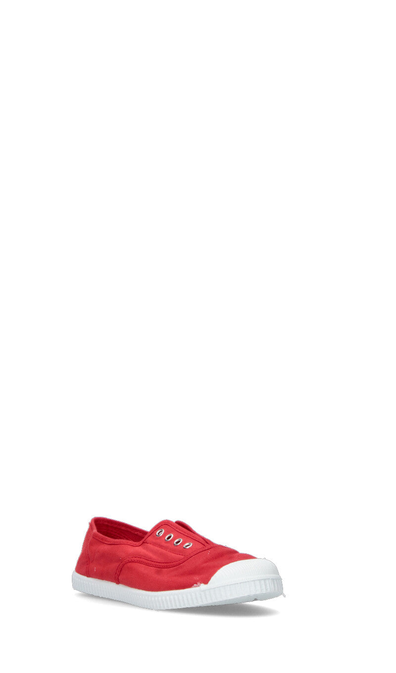 CIENTA Sneaker bimba rossa in tessuto