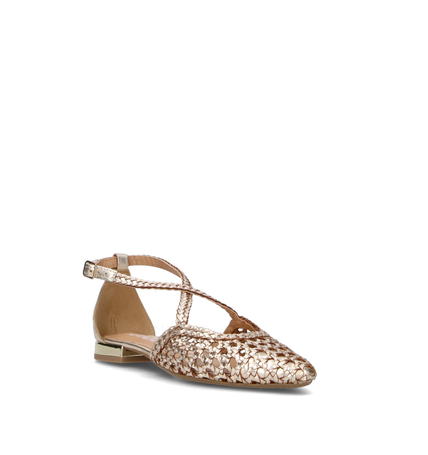 GIOSEPPO Sandalo donna platino in pelle