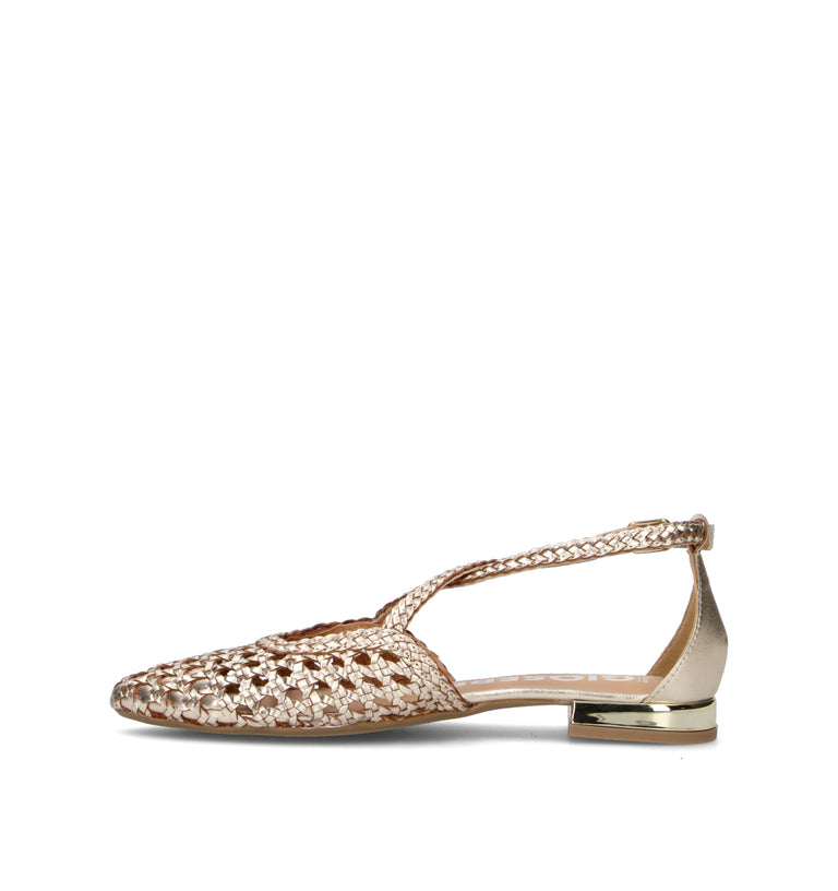 GIOSEPPO Sandalo donna platino in pelle