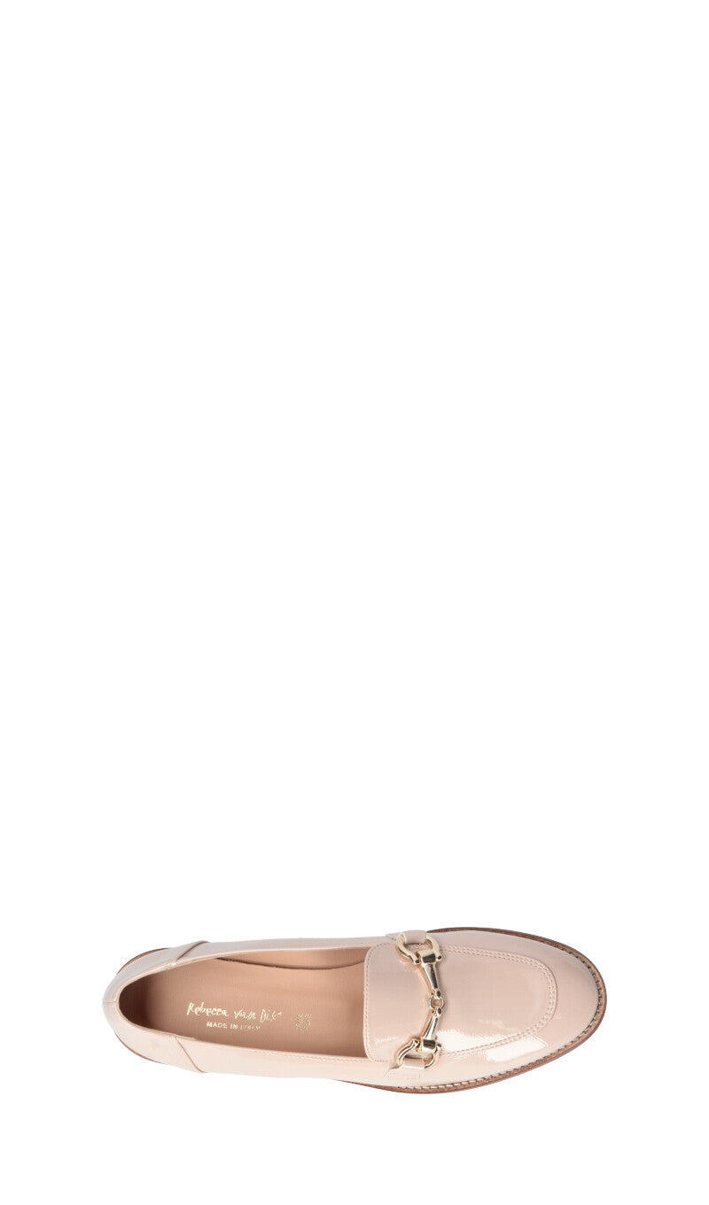 REBECCA VAN DIK Mocassino donna nude