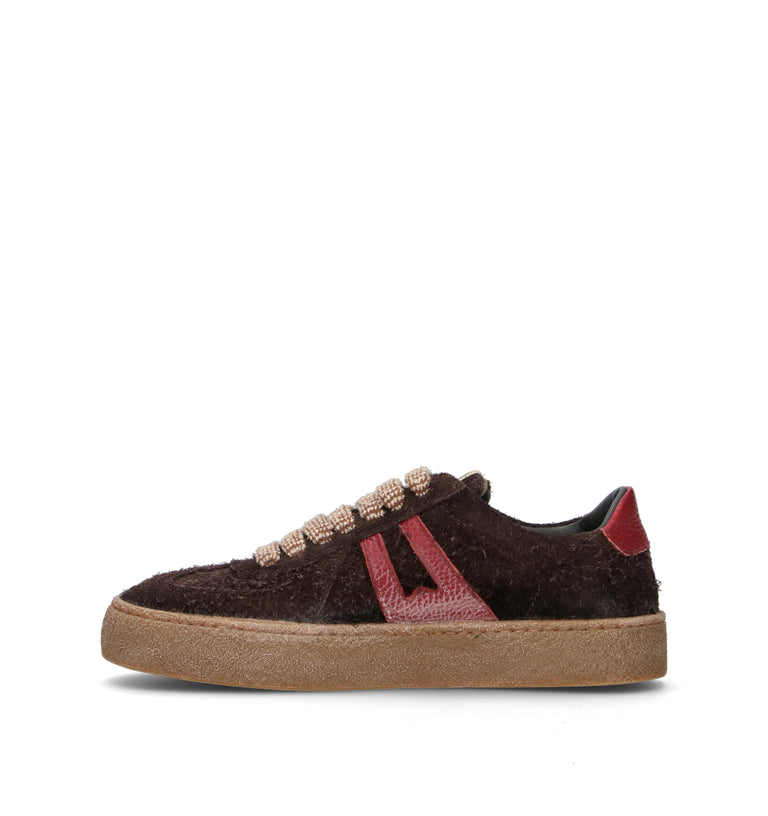 MOMA Sneaker donna testa di moro in suede