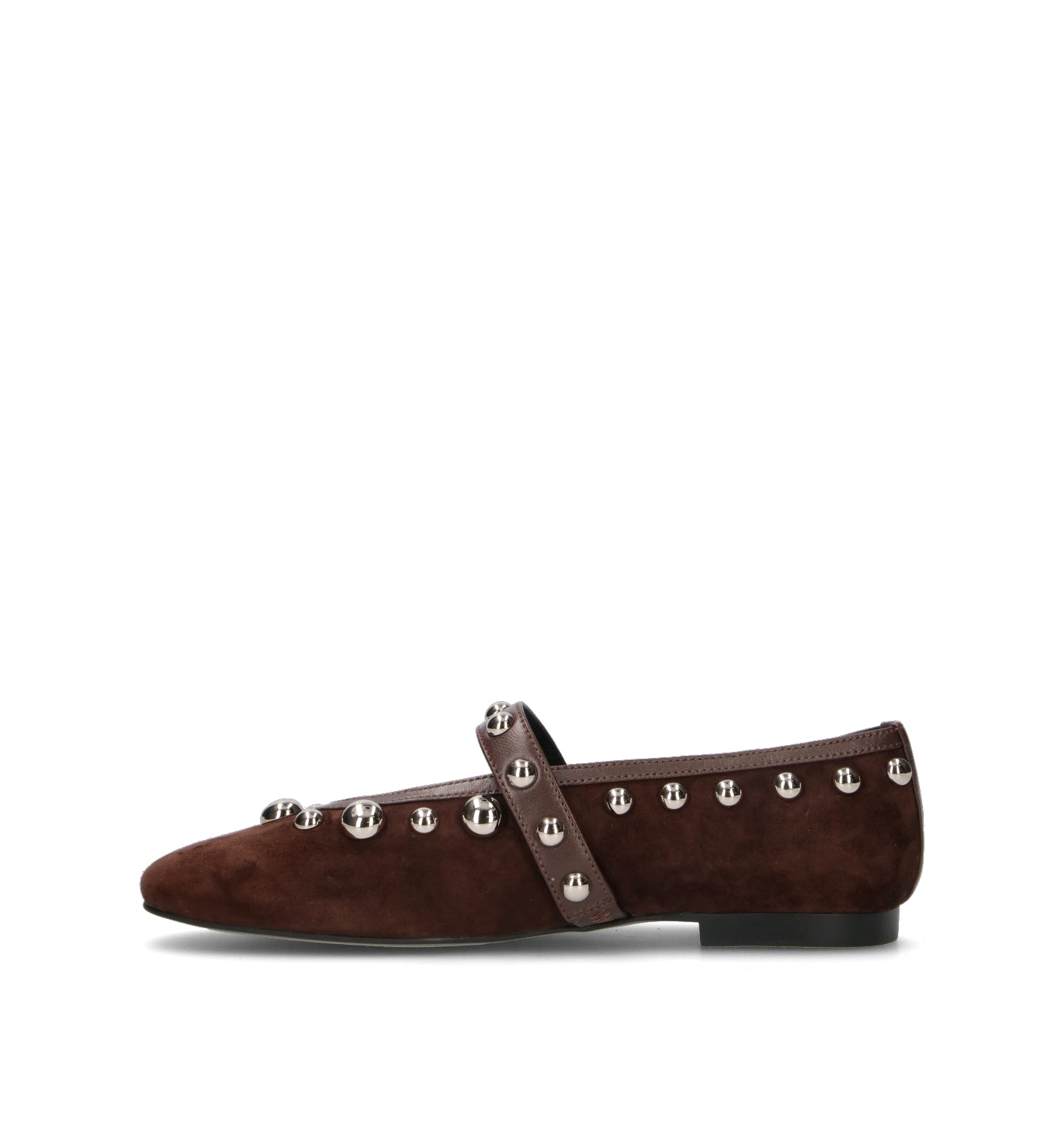 BIBI LOU Ballerina donna marrone in suede
