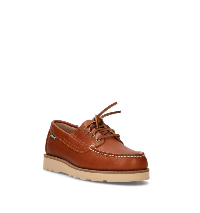 SEBAGO Scarpa barca uomo marrone in pelle