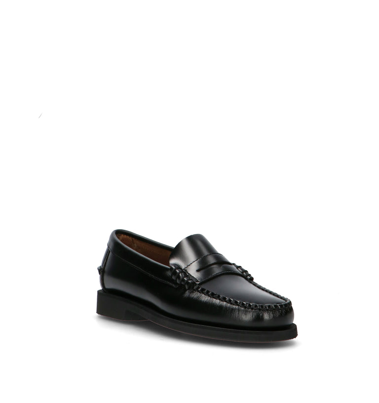 SEBAGO Mocassino donna nero in pelle