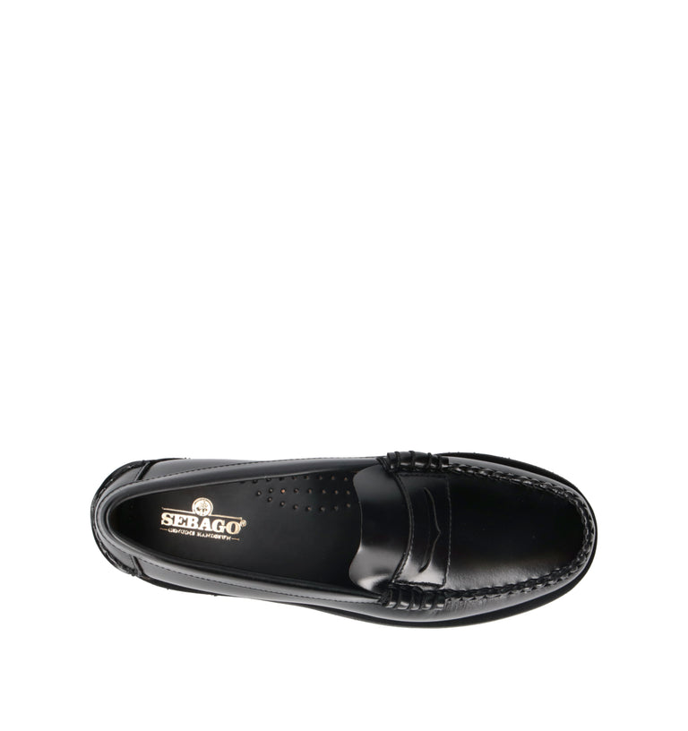 SEBAGO Mocassino donna nero in pelle