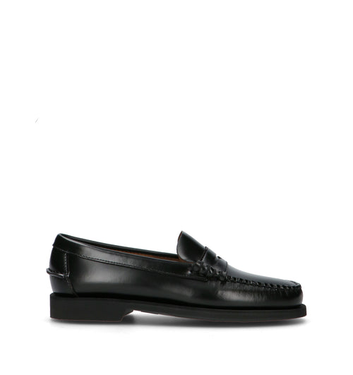 SEBAGO Mocassino donna nero in pelle