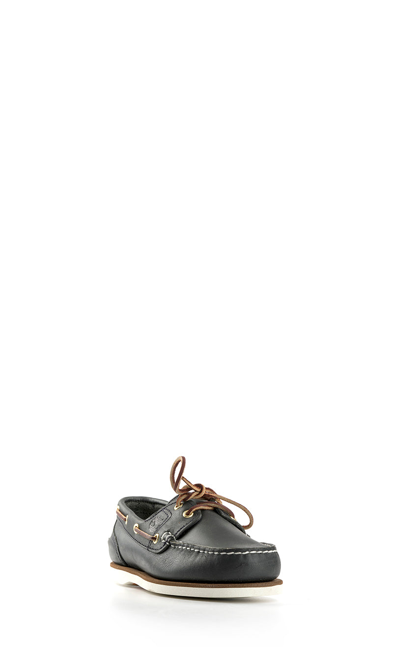 TIMBERLAND Scarpa barca uomo blu in pelle