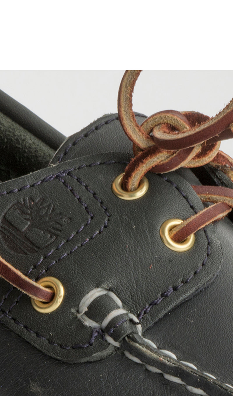 TIMBERLAND Scarpa barca uomo blu in pelle